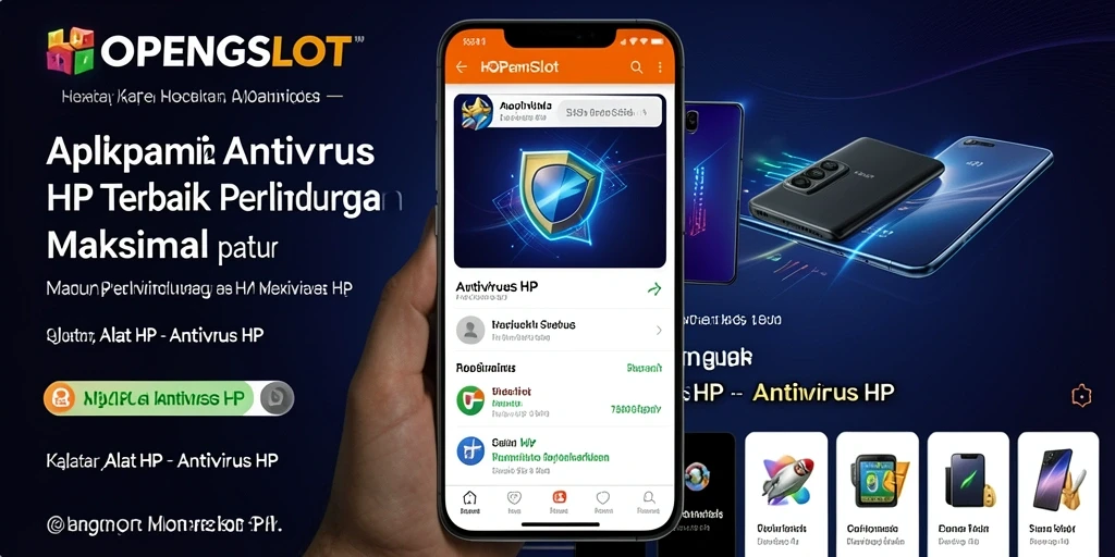 Antarmuka utama HOPENGSLOT yang menunjukkan fitur perlindungan antivirus.